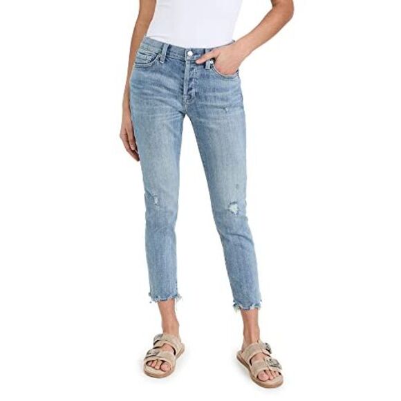 7 For All Mankind Josefina High Waist Ankle Boyfriend Jeans